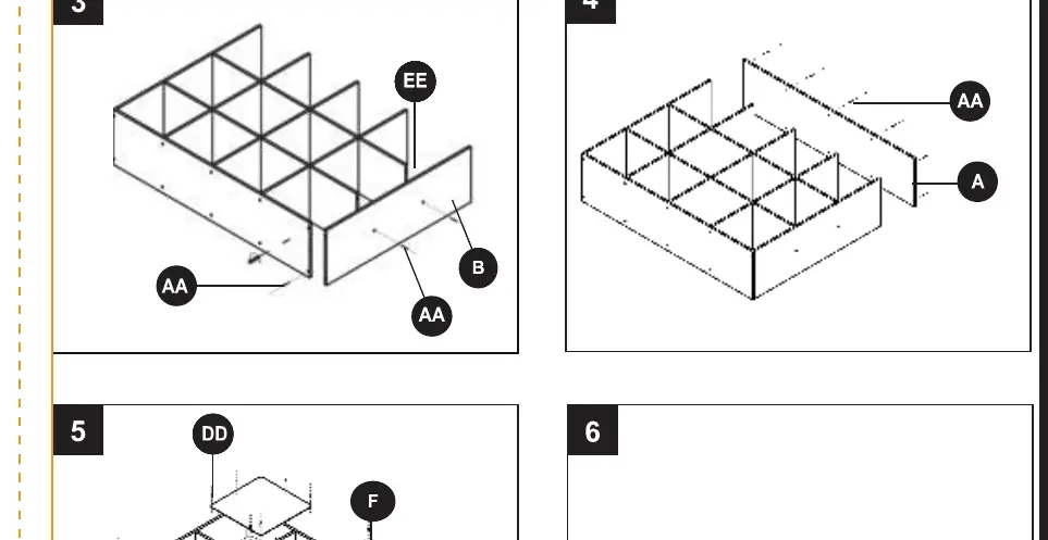 Montageschritte 1-4