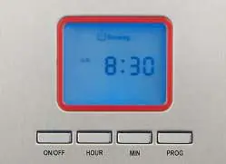 LCD-Display und Steuerungstasten