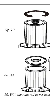 Installation des Patronenfilters