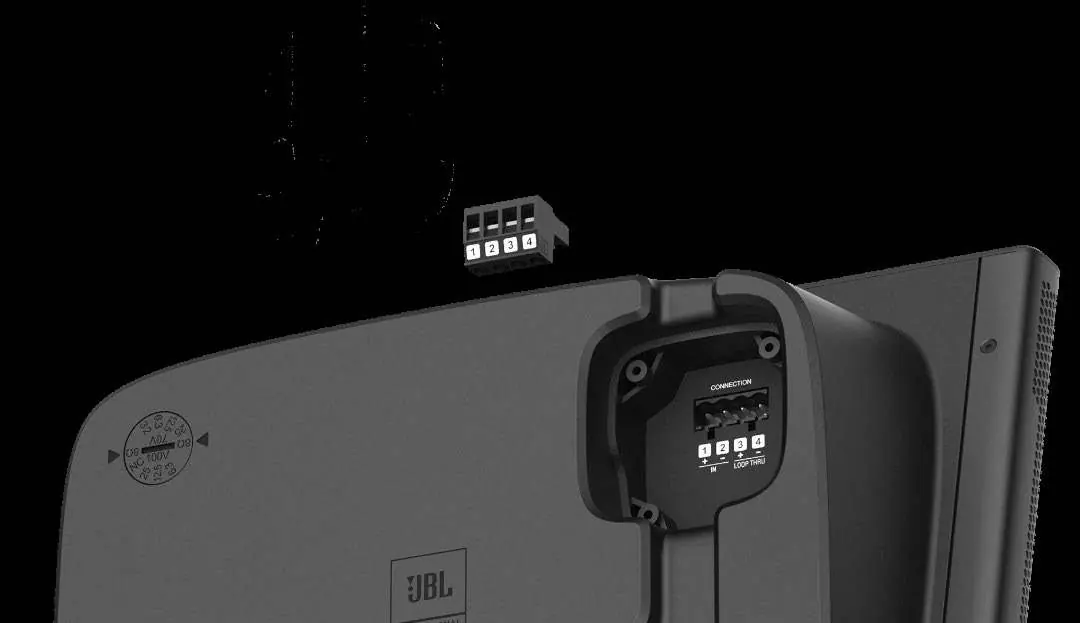 Anschluss des Multi-Pin-Steckers an das Terminalfach