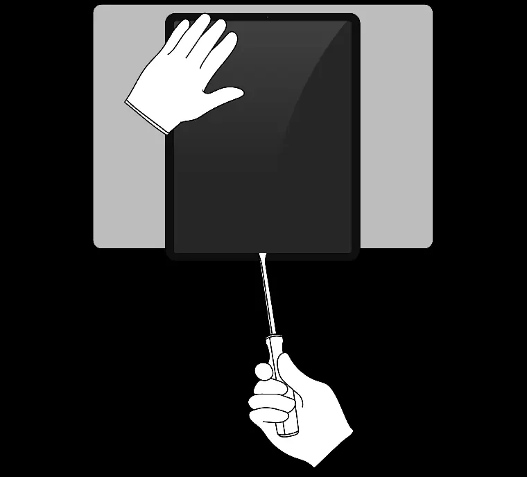 Entfernen des Displays