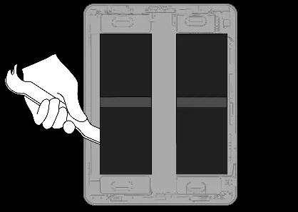 Entfernen der Lithium-Ionen-Akkus