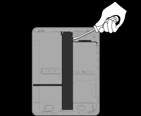 Entfernen der Hauptlogikplatine
