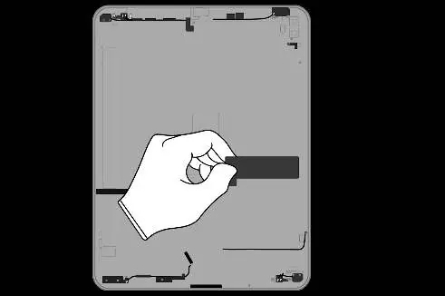 Entfernen der Apple Pencil Ladespule
