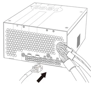 Anschluss modularer Kabel