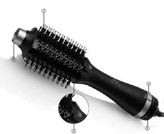 Teileübersicht des Arzum Volume Pro Ultra AR 5083