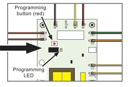 Programmiertaste auf dem Control Board