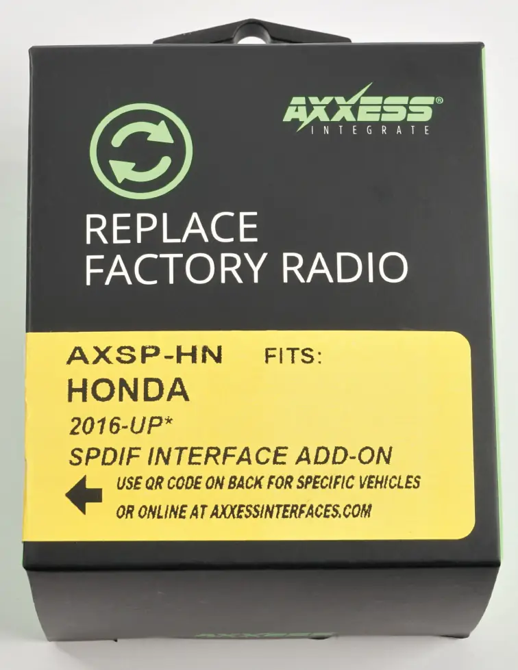 Axxess AXSP-HN Verpackungsvorderseite