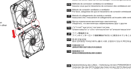 Verriegelungsmechanismus der Lüfter