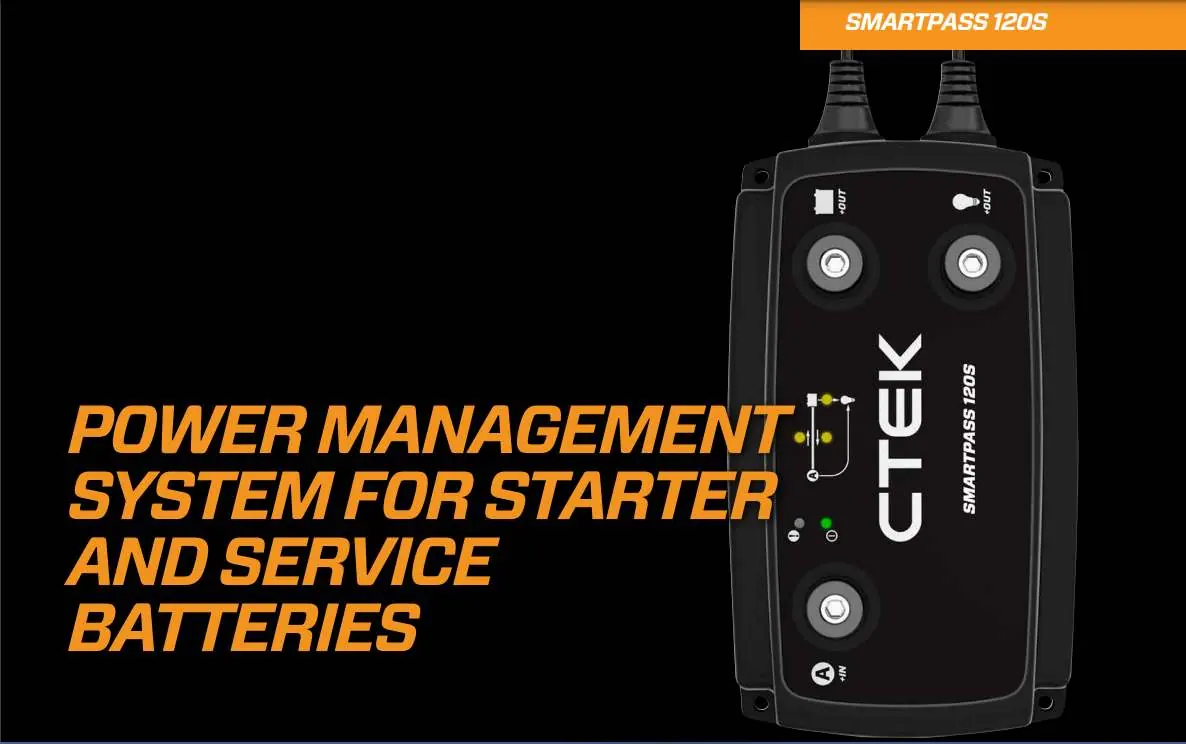 CTEK Smartpass 120S Energiemanagementsystem