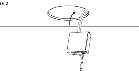Einsetzen der Anschlussbox