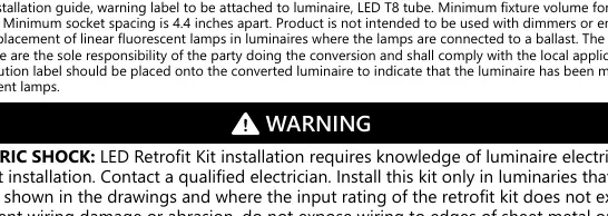 Schaltplan für die Installation der LED-Röhren