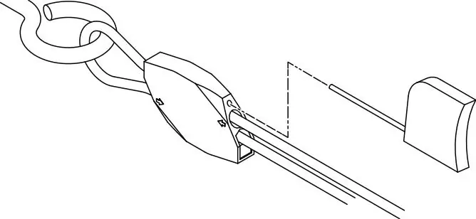 Installation der Kabelklemme (LS-LOCK) am Tragseil