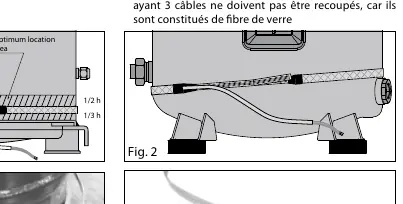 Fig. 1 & 2: Darstellung der optimalen Positionierung der Heizung am Kompressor.