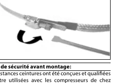 Fig. 5: Befestigung des Clips und Anziehen der Schraube.