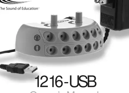 Califone 1216-USB Stereo USB Jackbox