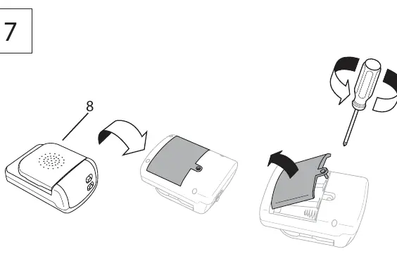 Öffnen des Batteriefachs