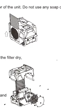 Filter- und Gehäusewartung