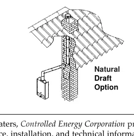 Natural Draft Option für vertikale Entlüftung.