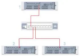 Schematisches Diagramm der Parallelverkabelung