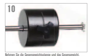 Schritt 10: Gegengewicht montieren