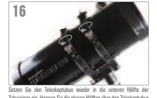 Schritt 16: Teleskoptubus aufsetzen