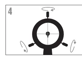 Schritt 4: Sucherfernrohr ausrichten