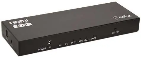 Av Link 128.835UK 4K HDMI Switch / Splitter