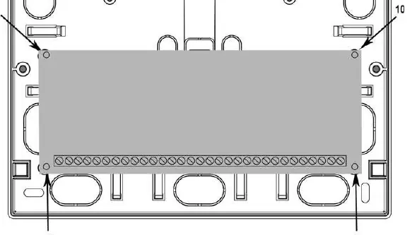 Installationsplan für 16-Zonen-Expander