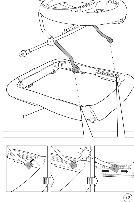 Schritt 1: Rahmenmontage