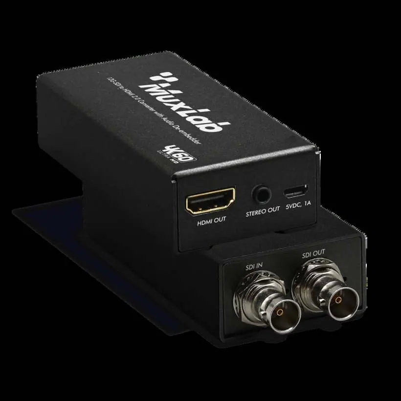 MuxLab 500744 12G-SDI auf HDMI 2.0 Konverter