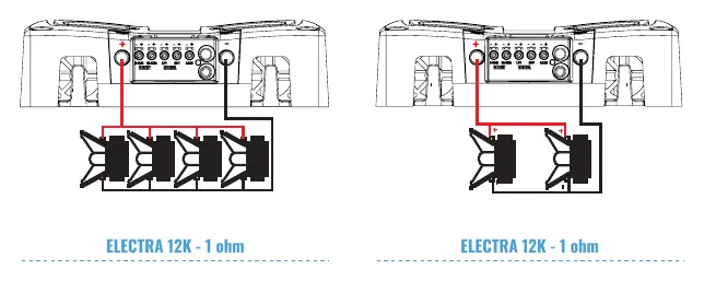 Schaltpläne für 2 und 4 Subwoofer