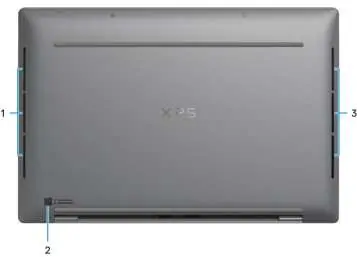 Unterseite des Laptops