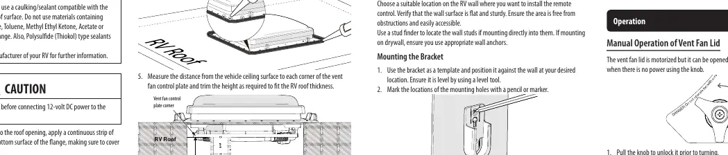 Installation des Ventilators: Abdichtung und Verschraubung