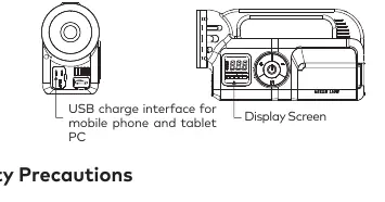 USB-Ladeanschluss und Display