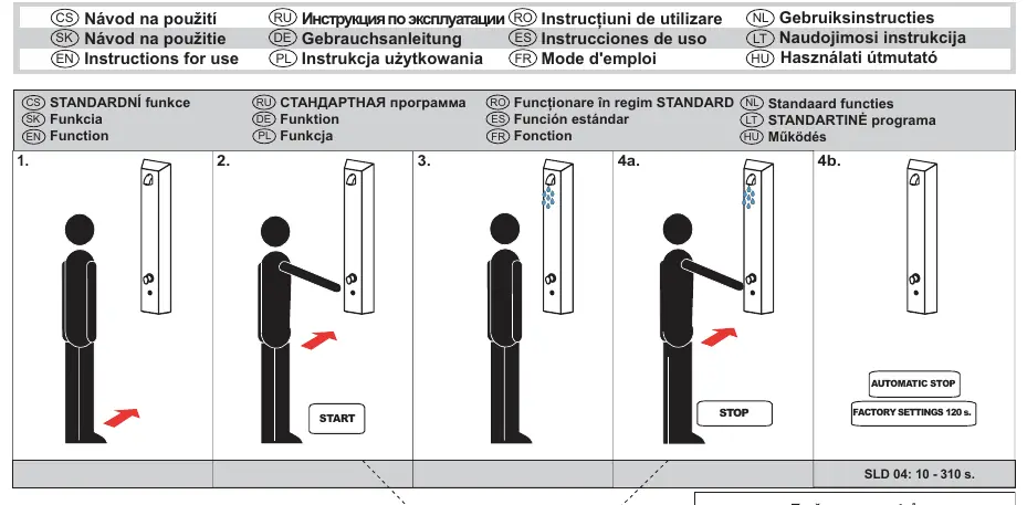 Piezo-Steuerungslogik und Parameter