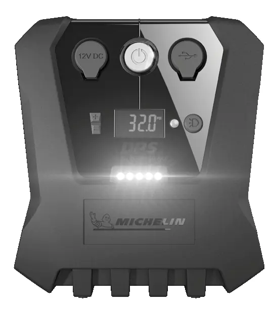 Michelin 12V Programmable Fast Flow Digital Tire Inflator