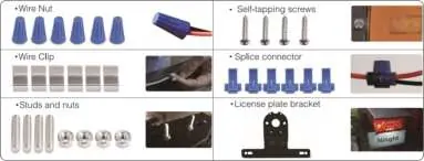 Übersicht der mitgelieferten Hardware-Komponenten