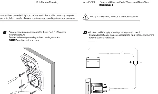 Installationsschritte für die 12V-Steckdose