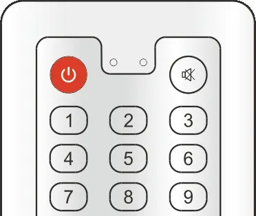 Fernbedienung Tastenlayout