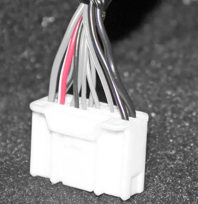 Kabelbelegung am Stecker