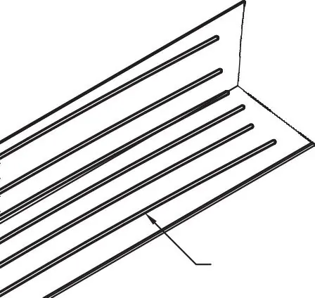 Auftragen des Klebers und Montage der Stufenbeleuchtung.