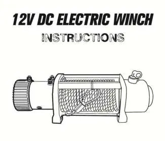 Vevor 12V DC Elektro-Seilwinde