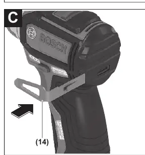 Gürtelclip (Figur C)