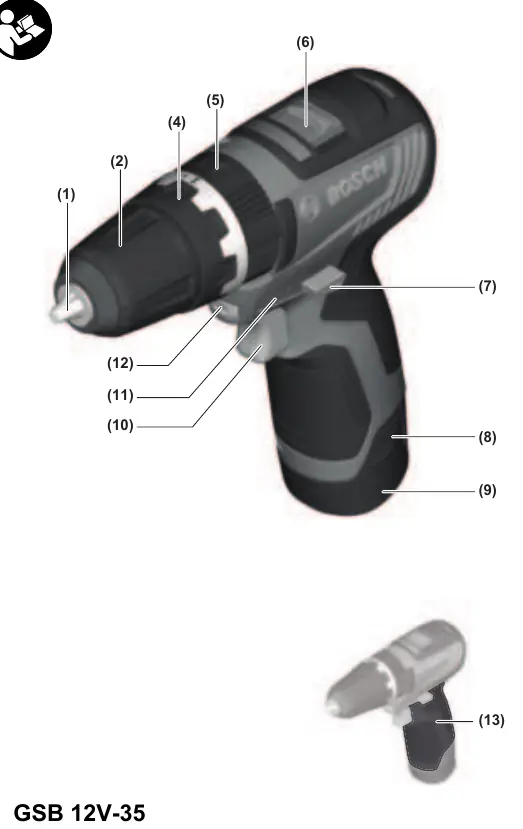 GSB 12V-35 Übersicht