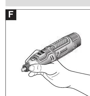 Handhabung (Bild F)