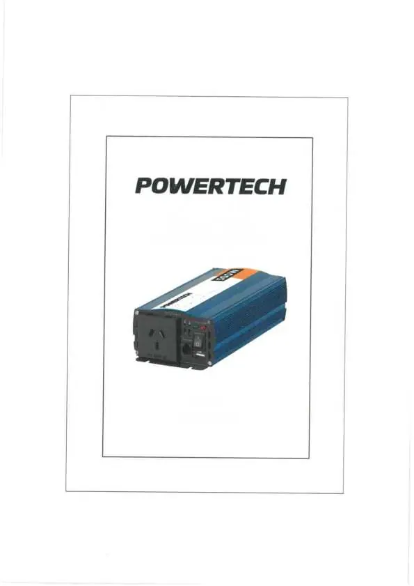 Powertech 12VDC auf 240VAC Sinus-Wechselrichter