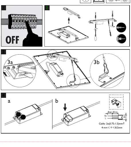 Schritt-für-Schritt-Anleitung zur Montage und zum elektrischen Anschluss