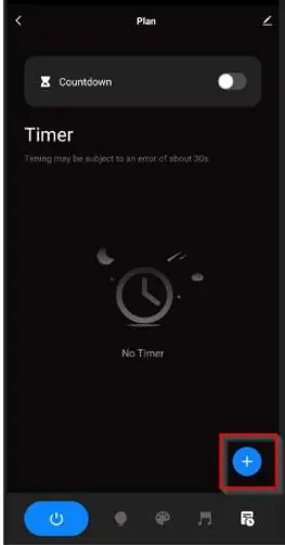 Timer-Einrichtung