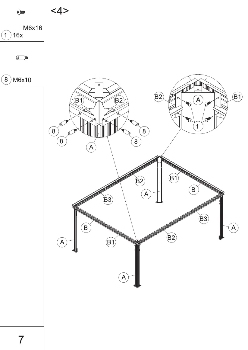 Schritt 4: Aufbau des Grundrahmens
